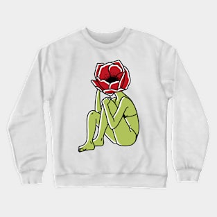 Flower Lady Crewneck Sweatshirt